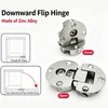LQQZQQT 2 Pack 90 Degree Page Turning axis Adjustable Cabinet