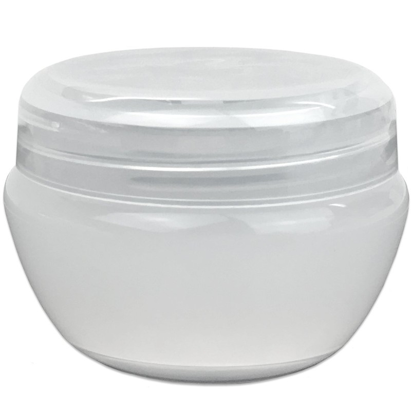 Beauticom Frosted Container Jars with Inner Liner and Lid for