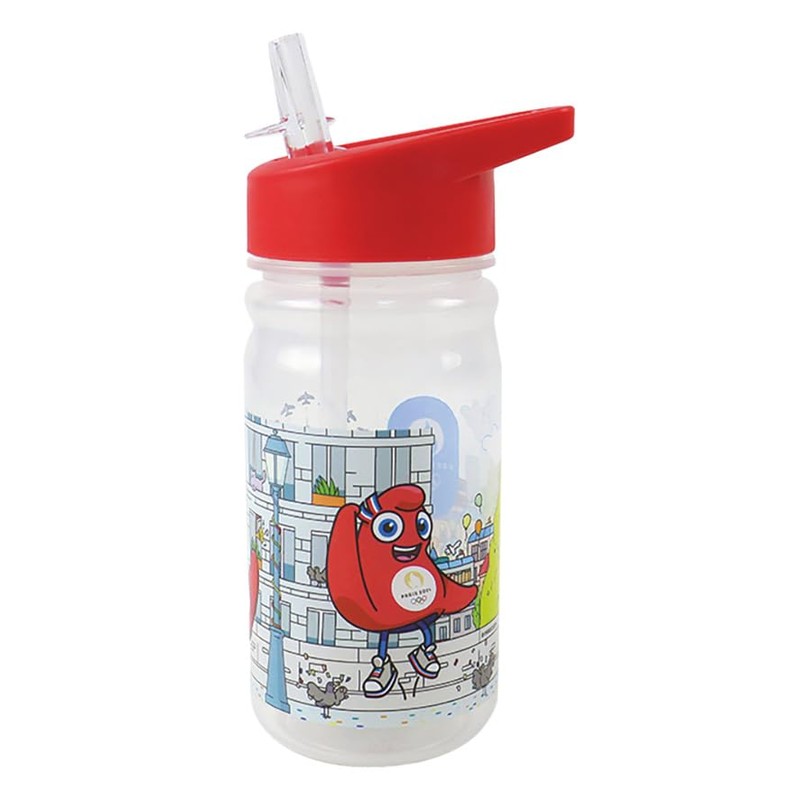 Fun House Olympic Games Paris 2024 Water Bottle with Straw