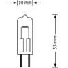 Osram Halogen Pin Base Lamp G4 12 V 20 Watt