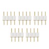 Joint Lighting 5 Pack 4PIN Male Male Connector 10mm Wide