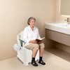 Bedside Commode, Portable Commode Chair with Armrests, Motion Sensor Night