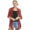 Central Chic Women's Stunning Sequin Evening Scarf - In 3