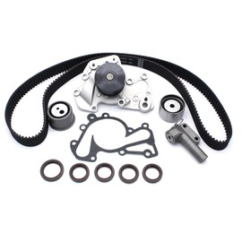 INGKAN G6BA 2.7L Engine Timing Belt Water Pump Kit Fits for Hyundai Santa Fe 01-06/ Sonata 99-05/ Tiburon 03-08/ Tucson 05-09, Kia Optima 01-06/ Sportage 05-10 2.7L V6 G6BW Engine OE TB335LK1