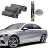 3 PCS Premium Microfiber Cloth and Car Scratch Remover for