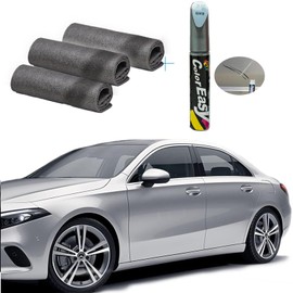 3 PCS Premium Microfiber Cloth and Car Scratch Remover for Car Scratches, Advanced Nano Car Scratch Remover Easily Repair Scratches, Swirls, Paint Residues, Water Spots and Restore (Gray)