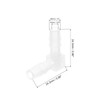 sourcing map 1/4" 90 Degree Elbow Hose Barb, 2pcs L-Shaped