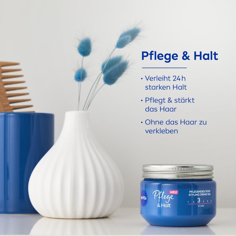 Nivea Hair Gel Styling Cream - Strong Hold - 1