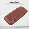 3 Finger Cigar Case Artificial Leather Soft Anti Fade Breathable