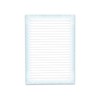 Writing Paper Design Ornament Pattern Ornament Blue Pastel Letter Pad