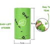 Dog Poo Bags with Handles 50% Recycle Material 50% Cornstarch