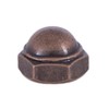 B&P Lamp Antique Brass Cap Nut 8/32