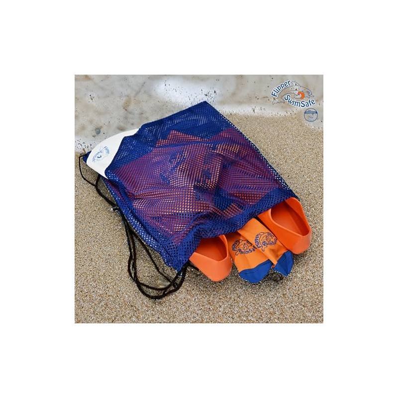 Flipper Swimsafe Mesh Swim Bag/Gym Bag Blue