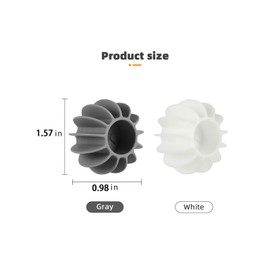 AUOCATTAIL 10Pcs Dryer Balls Stain Removal and Anti-Tangle Drum Washing Machine Special （4 * 2.5cm/1.57 * 0.98in）