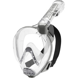 Cressi Duke Adults Full Snorkelling Mask, silver, m/l