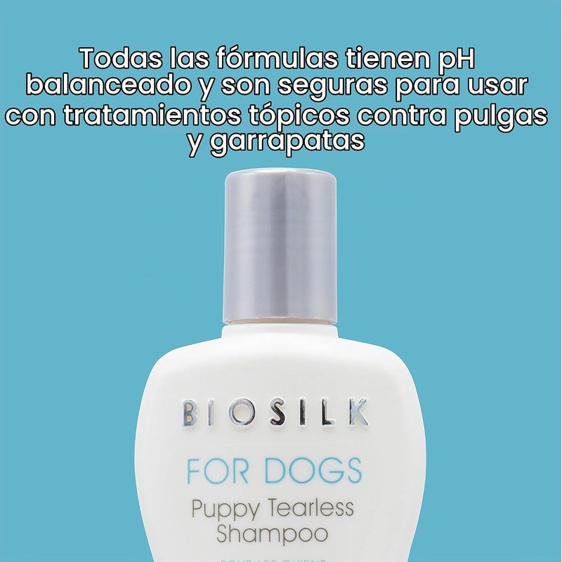 BioSilk Therapy for Dogs Puppy Tearless Shampoo Best Shampoo For