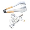 Trumpet Mouthpiece Mute Set 3C 5C 7C Practice Silencer Combination