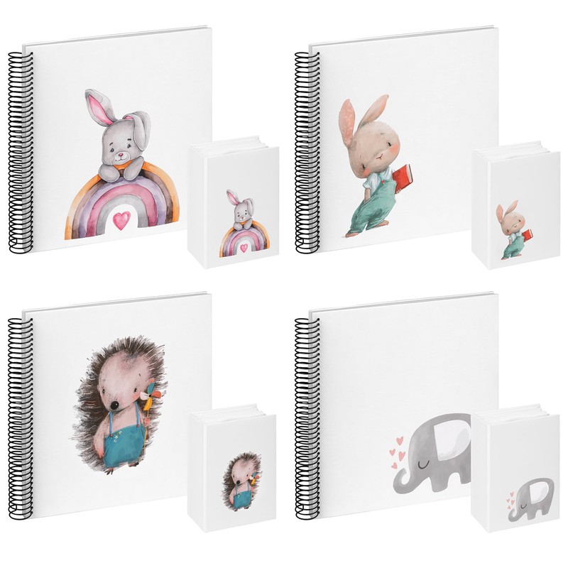 walther design SA-133 Spiral Photo Album Elephant Hearting 25 x