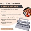 FPKLB Kebab Maker Plastic Kebab Press Manual Kabob Maker User-Friendly