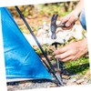 CAXUSD 4pcs Portable Tent Pegs Rotating Heads Heavy Duty Ground