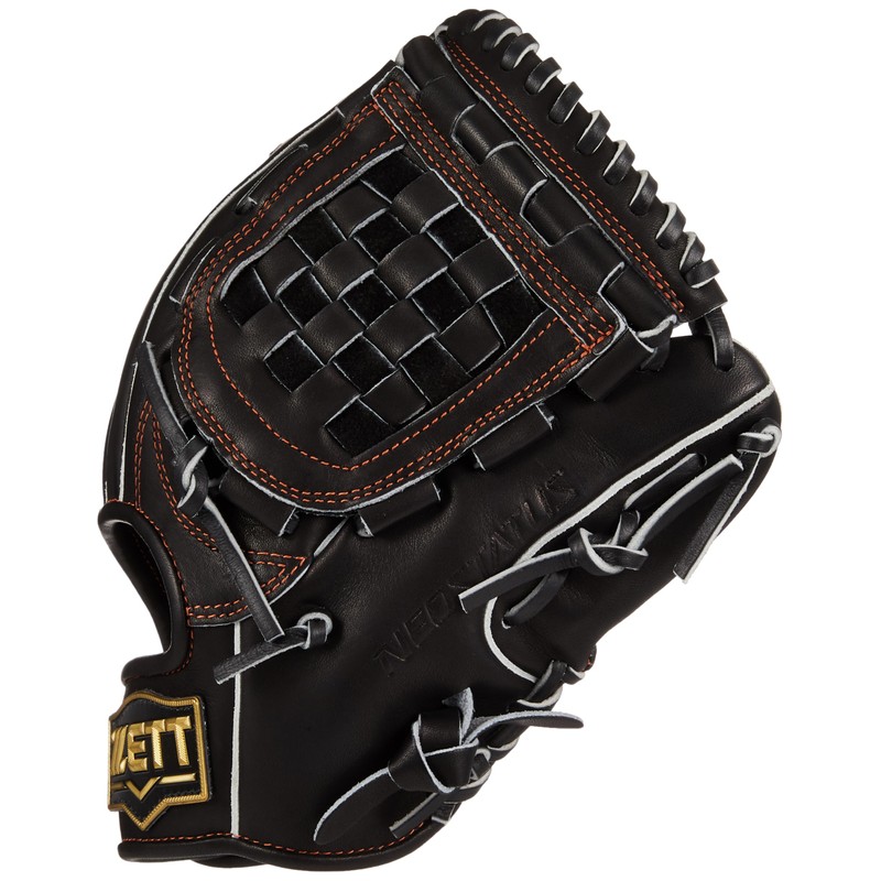 ZETT BRGB31520N Neo-Status Soft Baseball Grab, For Second/Short, Black (1900),
