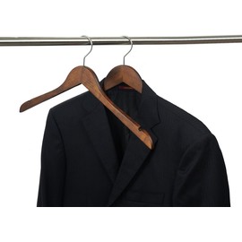 Nature Smile 20 Pack High Grade Lotus Wooden Hangers Wood Shirt Hangers,Dress Coat Jacket Clothes Hangers,with Extra Smooth Finish, 360 Degree Swivel Hook(Retro)