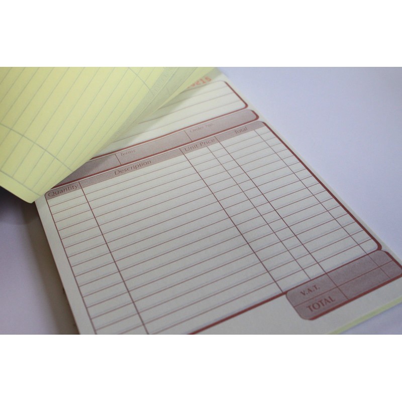 1 x PUKKA PAD DUPLICATE INVOICE BOOK WITH CARBON SHEETS