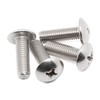 MewuDecor 1/4-20 x 5/8" Truss Head Machine Screws, Full Thread,