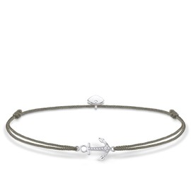 Thomas Sabo Unisex Anklet, Little Secret Anchor, 925 Sterling Silver, LSAK005-401-5-L27v