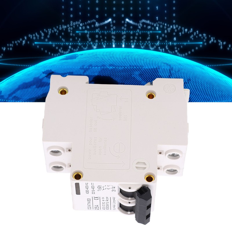 AC DC Miniature Circuit Breaker 2P 25A 400V DIN Rail