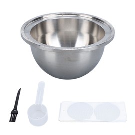 Reusable Coffee Capsules Stainless Steel Coffee Pods with 50pcs 59mm Aluminum Foils Lids for Coffee Maker