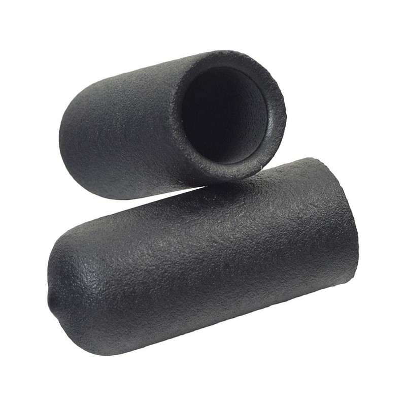 AlveyTech Black Rubber Tips for 5/8" Round Levers on Wheelchair