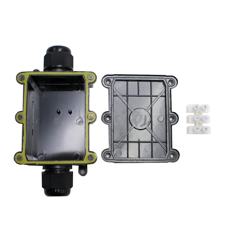 Underground Electrical Box Waterproof IP68 Junction Box,2 Way Plug Line