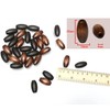 40 Oval Wooden Beads Variety Pack, 13 x 25mm Wood