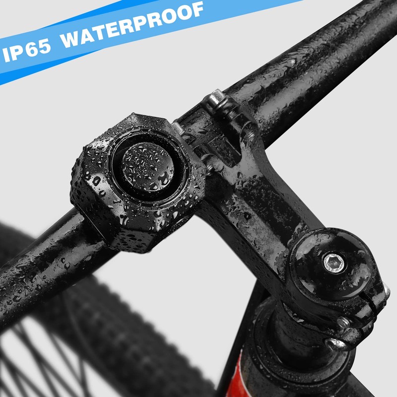 WSDCAM USB Rechargeable Bike Alarm with Remote 110dB Loud Volume