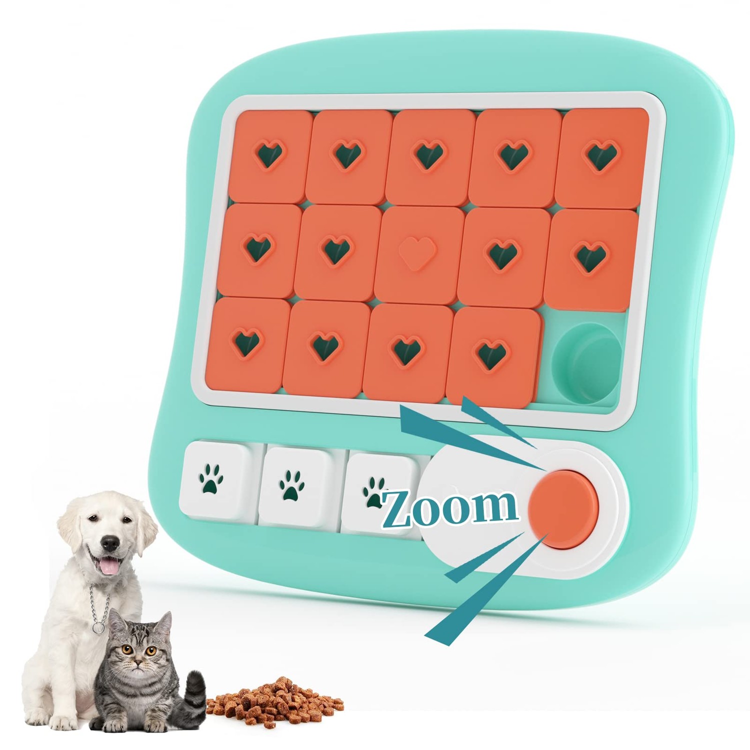 FOXMM Dog Puzzle Toys,Interactive Treat Puzzle Dog Toy for IQ Training ...
