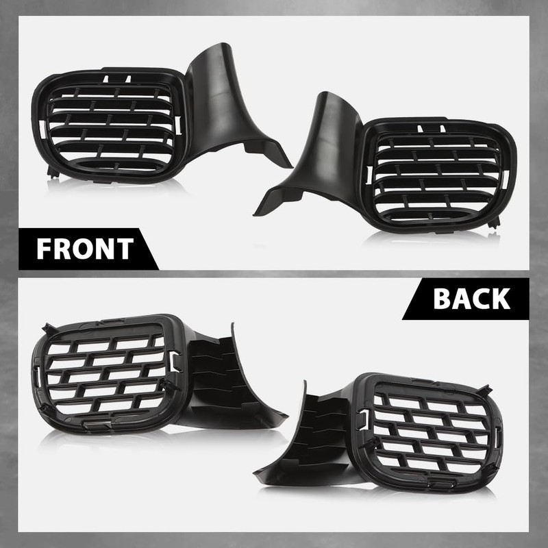 G-PLUS Fog Light Covers Pair Compatible with Dodge Challenger Hellcat