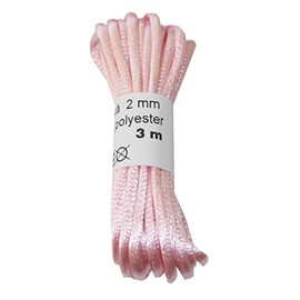 Satin Cord Satin Cord Satin Thread 3 m 2 mm Pink (0014)