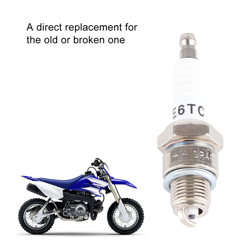 4Pcs 2‑Stroke Spark Plug Fit for PW50 PW80 PW60 LT50