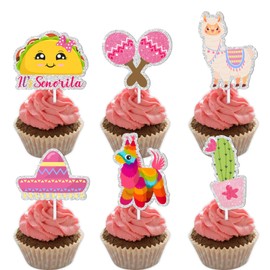 S-Cp-0516 ce Cream Fruit Dessert Cupcake Topper Colorful Glitter Happy Birthday Sensory Pop Game Theme Decor Supplies Baby Shower Boys Girls Birthday Party Decorations