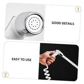 Operitacx 1stück Toiletten Bidet Wasser Sprüher Mit Druckverstärkter Hygienische Lösung Für Badezimmer Zur Wassersparung Und Effektiven Weiß