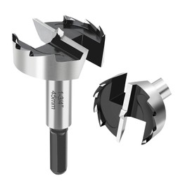 1-3/4 Inch Forstner Bit for Woodworking,1-3/4" Forstner Drill Bit for Wood,Wood Drill Bit Woodworking Hinge Cutter Tool for Wood Plywood Plastic