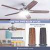Prominence Home 51482-01 Clancy Ceiling Fan, 52, Brushed Nickel