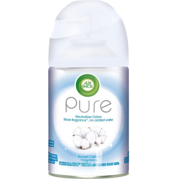 Air Wick Pure Freshmatic Refill Automatic Spray, Sunset Cotton, Air Freshener, 5.89 oz