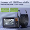 Endoscope Camera with Light IP67 Waterproof 1080P HD Sewer Inspection