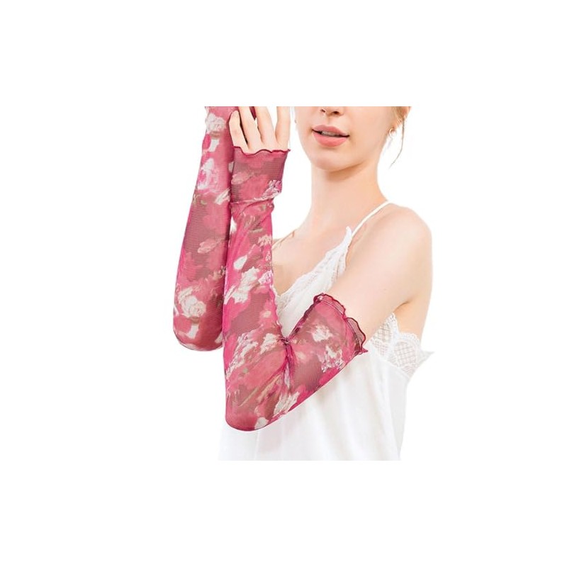 TOENCOUNTER KTB-3091 100% Silk Mesh Arm Cover, Lace, Stylish, Thin,