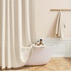 BTTN Extra Long Shower Curtain - 72x84 Long Boho Chic