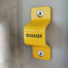 KRASER KR40Y Anchor Ground or Wall Anti-Theft Anchor Made of High-Strength Steel Ground Anchor Wall Anchor for Chain, Safety Motorcycle, Bicycle, Trailer, Compact