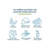 Pack X9 Toallas Humedas Texturizadas 99.9% Agua Waterwipes