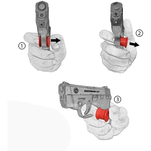 Garrison Grip Three Black Micro Trigger Stop Holsters for All